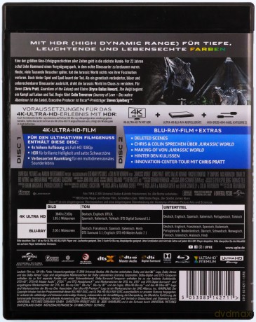 Jurassic World [Blu-Ray 4K]+[Blu-Ray]
