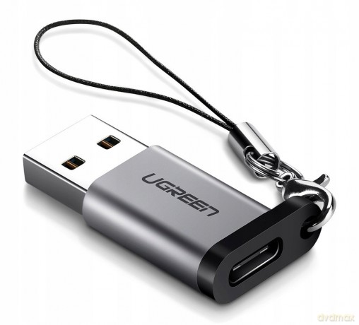 Adapter USB C (żeński) - USB (męski) Ugreen US276 USB 5Gb/s - szary