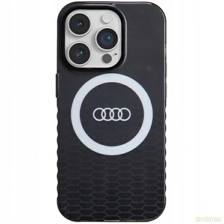 Etui Audi IML Big Logo MagSafe na iPhone 14 Pro - czarne
