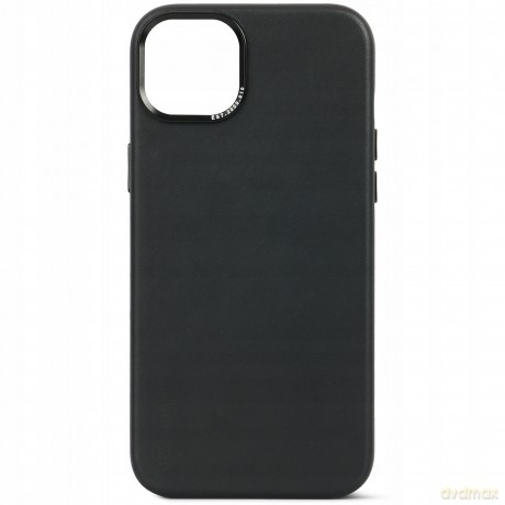 Etui Decoded Leather Case skórzane z MagSafe do iPhone 15 Plus - czarne