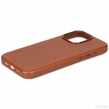 Etui Decoded Leather Case skórzane z MagSafe do iPhone 15 Pro Max - brązowe