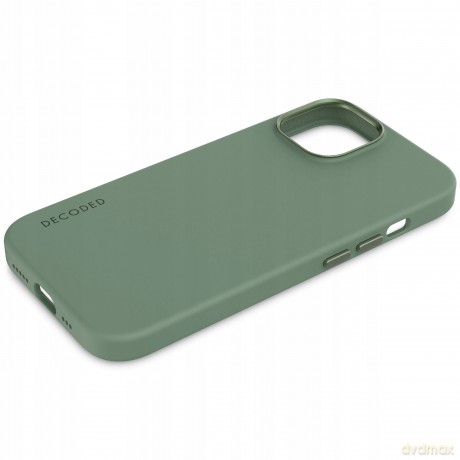 Etui Decoded Silicone Case silikonowe z MagSafe do iPhone 15 - zielone