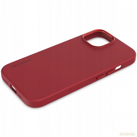 Etui Decoded Silicone Case silikonowe z MagSafe do iPhone 15 Plus - czerwone