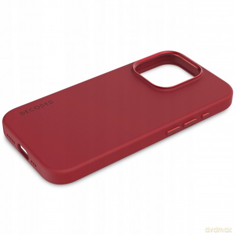 Etui Decoded Silicone Case silikonowe z MagSafe do iPhone 15 Pro Max - czerwone