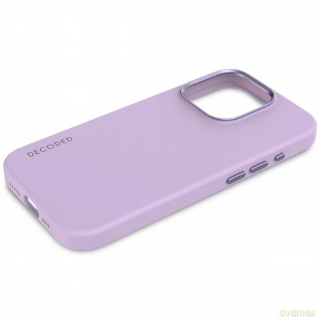 Etui Decoded Silicone Case silikonowe z MagSafe do iPhone 15 Pro Max - lawendowe