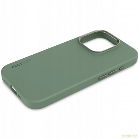 Etui Decoded Silicone Case silikonowe z MagSafe do iPhone 15 Pro Max - zielone