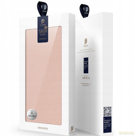 Etui Dux Ducis Skin Pro do Samsung S24 Ultra z klapką - różowe
