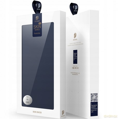 Etui Dux Ducis Skin Pro do Samsung S24 z klapką - niebieskie