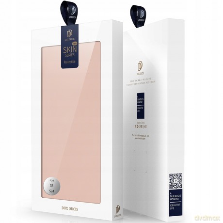 Etui Dux Ducis Skin Pro do Samsung S24 z klapką - różowe