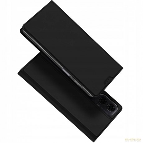 Etui Dux Ducis Skin Pro z klapką i miejscem na kartę na Motorola Moto G04/G04s/G24/G24 Power - czarne