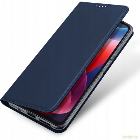 Etui Dux Ducis Skin Pro z klapką i miejscem na kartę na Motorola Moto G04/G24/G24 Power - niebieskie