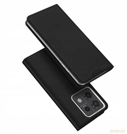 Etui Dux Ducis Skin Pro z klapką i miejscem na kartę na Xiaomi Redmi Note 13 Pro 5G - czarne