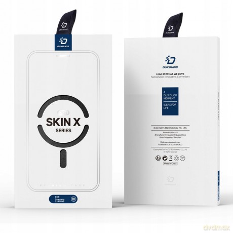 Etui Dux Ducis Skin X Pro do Samsung S24 Ultra z magnetycznym ringiem i klapką - czarne