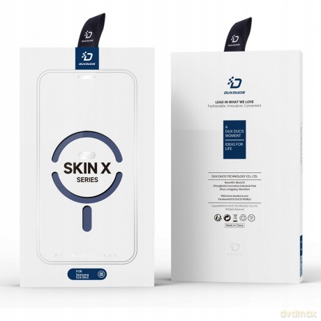 Etui Dux Ducis Skin X Pro do Samsung S24 Ultra z magnetycznym ringiem i klapką - niebieskie