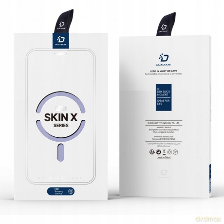 Etui Dux Ducis Skin X Pro do Samsung S24+ z magnetycznym ringiem i klapką - fioletowe