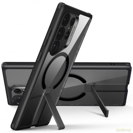 Etui ESR Flickstand Boost Halolock na Samsung Galaxy S24 Ultra - przezroczysto-czarne