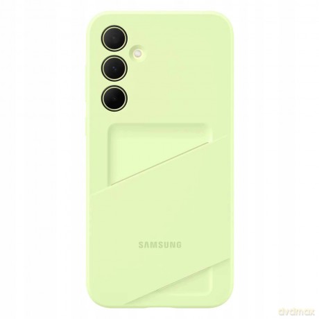 Etui Samsung Card Slot Case EF-OA356TMEGWW z kieszenią na karty do Samsung Galaxy A35 - zielone