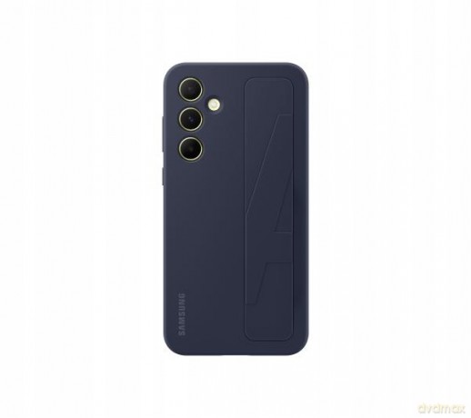 Etui Samsung Standing Grip Case EF-GA556TBEGWW na Samsung Galaxy A55 z uchwytem - niebiesko-czarne