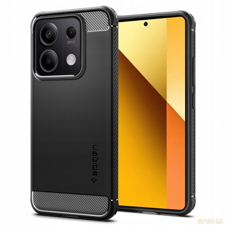 Etui Spigen Rugged Armor na Xiaomi Redmi Note 13 5G - czarny mat