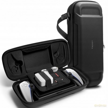 Etui Spigen Rugged Armor Pro na Sony Playstation Portal - czarne