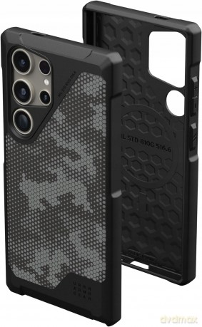 Etui UAG Metropolis LT Magnet do Samsung Galaxy S24 Ultra z modułem magnetycznym - czarne moro