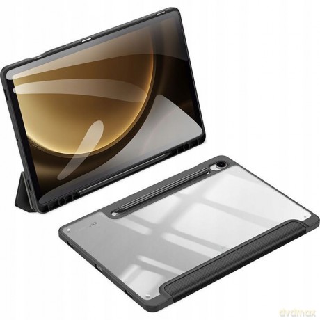 Etui z klapką podstawką Dux Ducis Toby do Samsung Galaxy Tab S9 FE - czarne