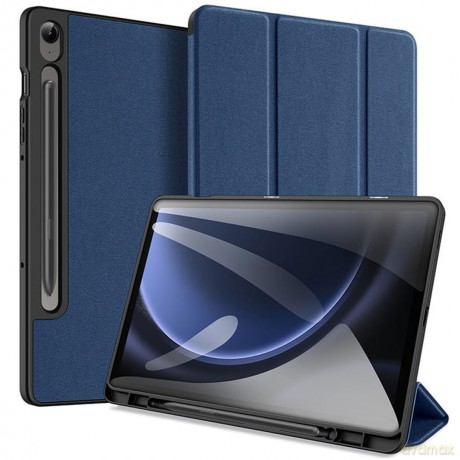 Etui z podstawką Dux Ducis Domo Samsung Galaxy Tab S9 FE - niebieskie