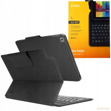 Etui ZAGG Keyboard Pro Keys do iPad 10.2" z klawiaturą - czarne