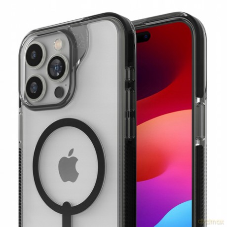 Etui ZAGG Santa Cruz Snap z MagSafe do iPhone 15 Pro - czarne