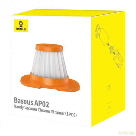 Filtr do odkurzacza Baseus AP02 o mocy 6000 Pa - pomarańczowy