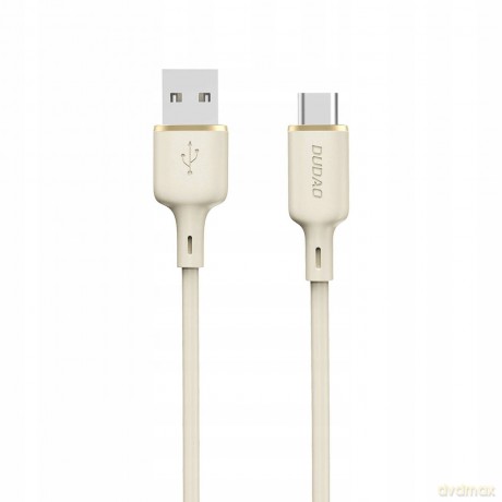 Kabel Dudao L7SC USB-A - USB-C 5A 1m - beżowy