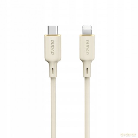 Kabel Dudao L7SCL USB-C - Lightning 30W 1m - beżowy