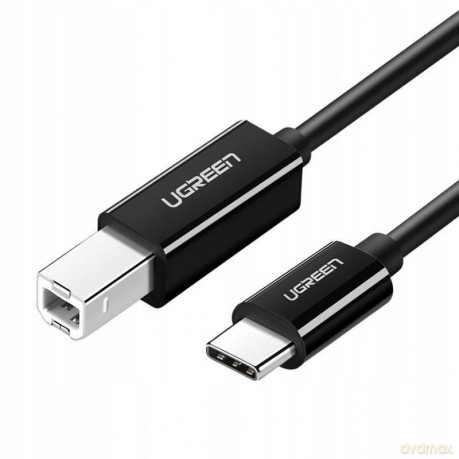 Kabel Ugreen US241 USB-C 2.0 - USB-B 1 m - czarny