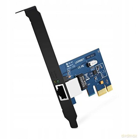 Karta sieciowa Ugreen US230 Gigabit 10/100/1000Mbps PCI-E - czarna