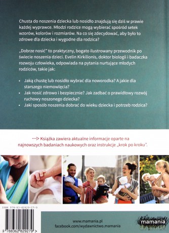 Dobrze Nosić Praktyczny Przewodnik Po Świecie Chust i Nosideł - Evelin Krikilionis, Jowita Maksymowicz-Hamann [KSIĄŻKA]
