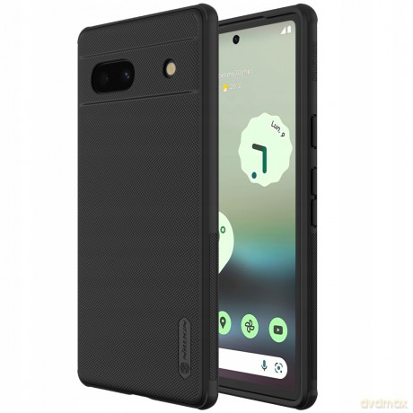 Pancerne etui Google Pixel 7a pancerny pokrowiec Nillkin Super Frosted Shield Pro - czarne