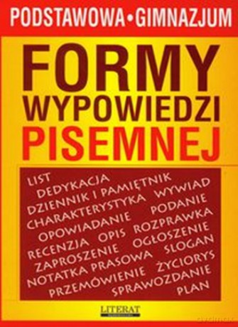 Formy Wypowiedzi Pisemnej - Karolina Szostak-Lubomska [KSIĄŻKA]