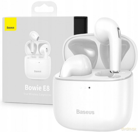 Słuchawki bezprzewodowe Baseus Bowie E8 TWS - białe