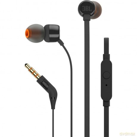 Słuchawki JBL Tune 110 douszne mini jack 3.5mm i pilotem - czarne