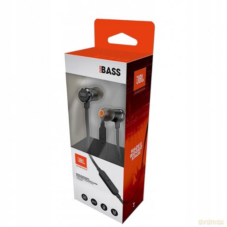 Słuchawki JBL Tune 110 douszne mini jack 3.5mm i pilotem - czarne