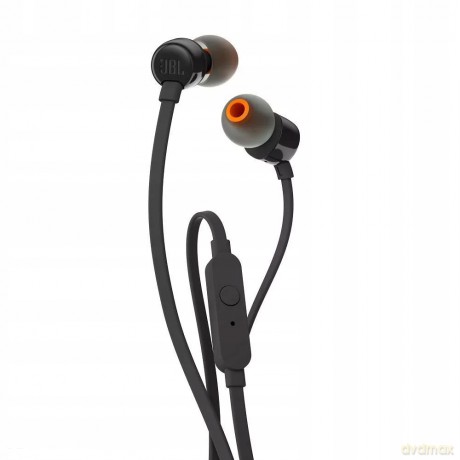 Słuchawki JBL Tune 110 douszne mini jack 3.5mm i pilotem - czarne