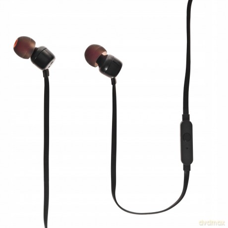 Słuchawki JBL Tune 110 douszne mini jack 3.5mm i pilotem - czarne