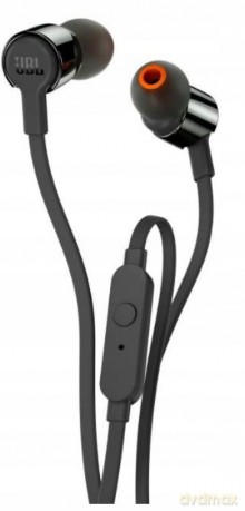 Słuchawki JBL Tune 110 douszne mini jack 3.5mm i pilotem - czarne