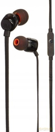 Słuchawki JBL Tune 110 douszne mini jack 3.5mm i pilotem - czarne