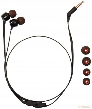 Słuchawki JBL Tune 110 douszne mini jack 3.5mm i pilotem - czarne