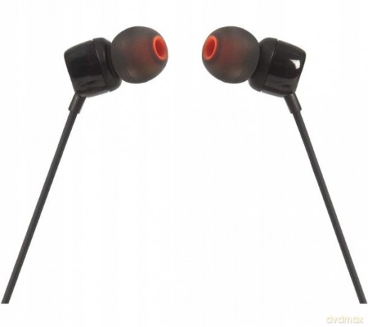 Słuchawki JBL Tune 110 douszne mini jack 3.5mm i pilotem - czarne
