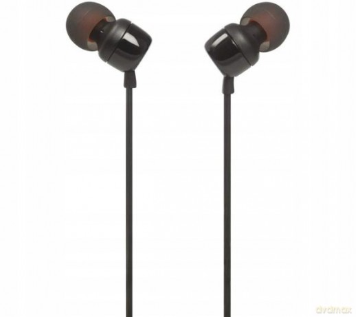 Słuchawki JBL Tune 110 douszne mini jack 3.5mm i pilotem - czarne