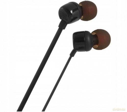 Słuchawki JBL Tune 110 douszne mini jack 3.5mm i pilotem - czarne