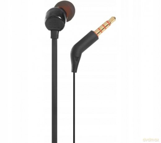 Słuchawki JBL Tune 110 douszne mini jack 3.5mm i pilotem - czarne