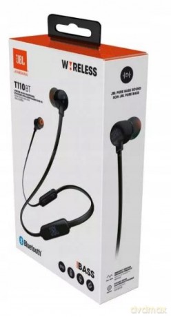 Słuchawki JBL Tune 110 douszne mini jack 3.5mm i pilotem - czarne